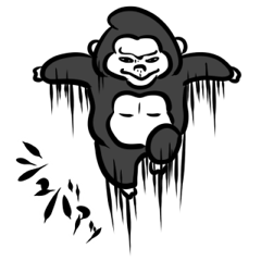 [LINEスタンプ] ゴリラのきもちスタンプ 