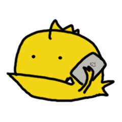 [LINEスタンプ] little Yellow Fish 