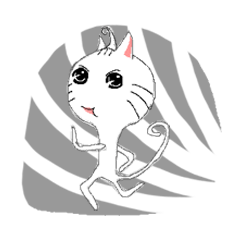 [LINEスタンプ] Q Cat 