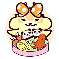 [LINEスタンプ] まったりりすまま 