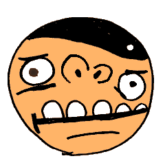 [LINEスタンプ] まぬけ顔 