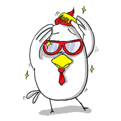 [LINEスタンプ] chicken salaryman 