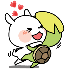 [LINEスタンプ] SongSong N Ccobugi's Love Story 