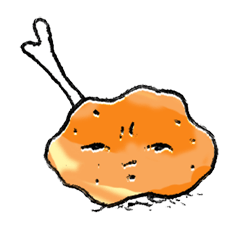 [LINEスタンプ] 骨付きからあげ 