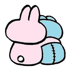 [LINEスタンプ] かえるとうさぎ。 
