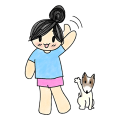 [LINEスタンプ] Aya ＆ Zumo 