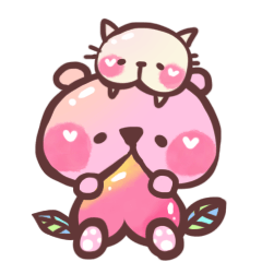 [LINEスタンプ] 敬語で！桃くま3 