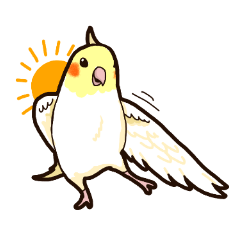 [LINEスタンプ] オカメちゃんとインコちゃんと 