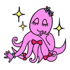 [LINEスタンプ] Elegant Octopus ～上品なタコ～ 