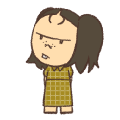 [LINEスタンプ] ひねくれ子 