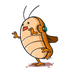 [LINEスタンプ] Peter The Roach 