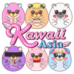 [LINEスタンプ] Kawaii Asia2015 