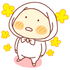 [LINEスタンプ] ぽてちびちゃん 