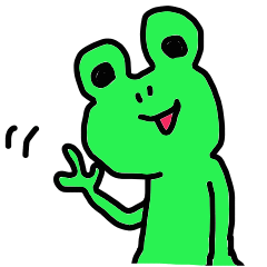 [LINEスタンプ] わたしはカエル