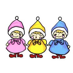 [LINEスタンプ] 三角帽子のFちゃん 