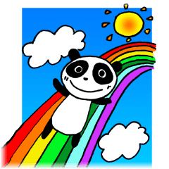 [LINEスタンプ] パンダ de よかろうもん 