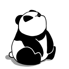 [LINEスタンプ] ツリ目パンダ fetchpriority=high