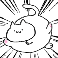 [LINEスタンプ] 丸い生き物 
