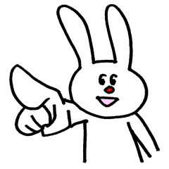 [LINEスタンプ] シュールらびっと 