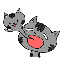 [LINEスタンプ] ねこ仙人とトラちゃん 