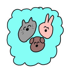 [LINEスタンプ] どうぶつ大集合 