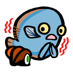 [LINEスタンプ] 水槽ぐらし・ドキドキディスカス 