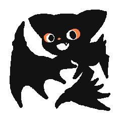 [LINEスタンプ] コウモリさん 